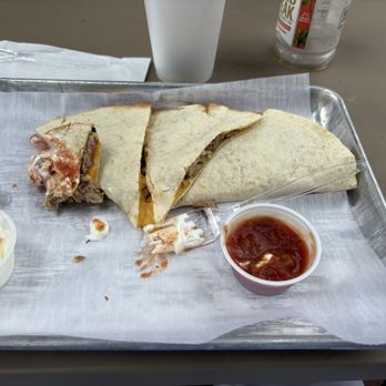 The Village Patio - Pork quesadilla - Pizza Near Me - Bradenton, Florida