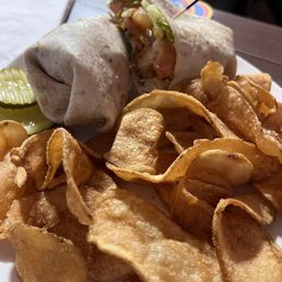Buffalo chicken wrap Buffalo chicken wrap