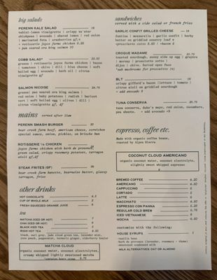 Menu photo 7 Perenn Franklin, TN