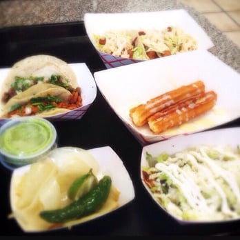 Restaurant Atoyac Estilo Oaxaca - 3 fish tacos, 1 asada, 1 pastor, 1 quesadilla epazote & churros. - Mexican Near Me - Phoenix, Arizona Restaurant Atoyac Estilo Oaxaca - 3 fish tacos, 1 asada, 1 pastor, 1 quesadilla epazote & churros. - Mexican Near Me - Phoenix, Arizona