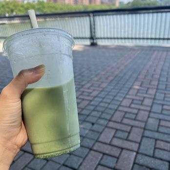 Gregorys Coffee - Iced Matcha Latte (GF V) - Coffee & Tea Near Me - Hoboken, New Jersey