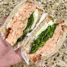 Smoked Salmon BLT Sandwich