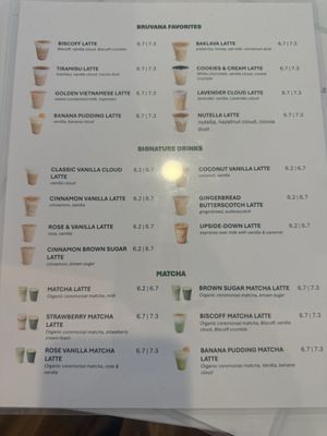 Menu photo 2 Bruvana Coffee House Flower Mound, TX