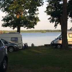 Campingplatz am Dobbertiner See - Ausblick auf den Dobbertiner See.
