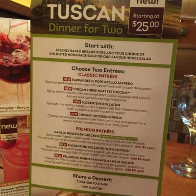 Menu photo 7 Olive Garden Italian Restaurant Brandon, FL