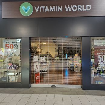 Vitamin World - This picture shows the store completely shut down, well before closing time. - Vitamins & Supplements Near Me - Las Vegas, Nevada Vitamin World - This picture shows the store completely shut down, well before closing time. - Vitamins & Supplements Near Me - Las Vegas, Nevada