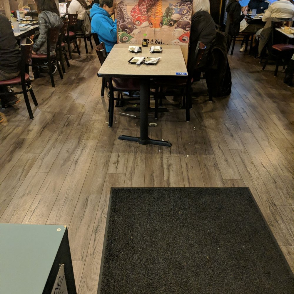Sushi Momoyama - A lil' dirty guys. Eh? Edit: The couple who was sat down here also did not sit down until they came and swept underneath. - Sushi Bars Near Me - Concord, California Sushi Momoyama - A lil' dirty guys. Eh? Edit: The couple who was sat down here also did not sit down until they came and swept underneath. - Sushi Bars Near Me - Concord, California