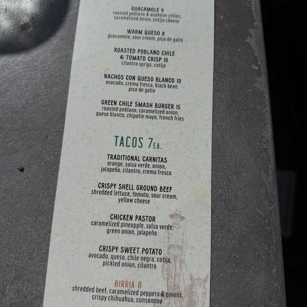 Blanco Cocina + Cantina - Happy hour menu 4/27/26 - Tacos Near Me - San Diego, California
