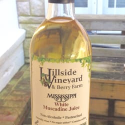 Hillside Vineyard and Berry Farm - Mississippi white muscadine juice