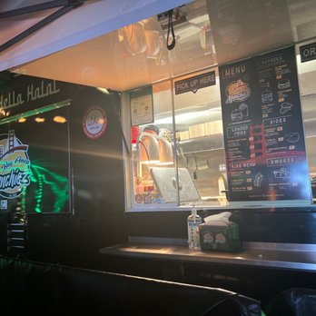 Bay Area Munchiez - menus on the window - Food Trucks Near Me