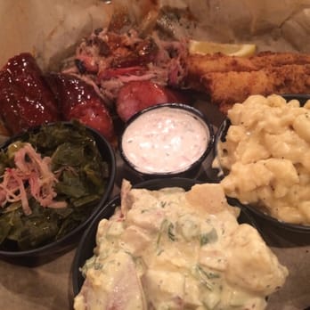 Deep Run Roadhouse - Collars greens, potato salad, Mac & cheese, sausage, pulled pork BBQ, fish. - Barbeque Near Me - Richmond, Virginia Deep Run Roadhouse - Collars greens, potato salad, Mac & cheese, sausage, pulled pork BBQ, fish. - Barbeque Near Me - Richmond, Virginia