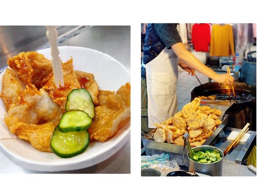 Keelung MiaoKou Night Market by null