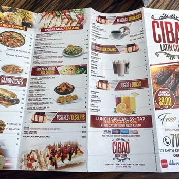 El Nuevo Cibao - Menu March 2024, prices are a little outdated already - Latin American Near Me - Brooklyn, New York El Nuevo Cibao - Menu March 2024, prices are a little outdated already - Latin American Near Me - Brooklyn, New York