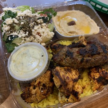 Fattoush Restaurant - Mix grill plate. Grilled beef, chicken, kofta. - Mediterranean Near Me - Pittsford, New York Fattoush Restaurant - Mix grill plate. Grilled beef, chicken, kofta. - Mediterranean Near Me - Pittsford, New York