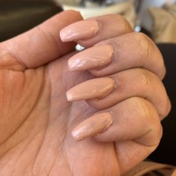 I was not happy with ANY of my nails. Not one good nail. I was not happy with ANY of my nails. Not one good nail.