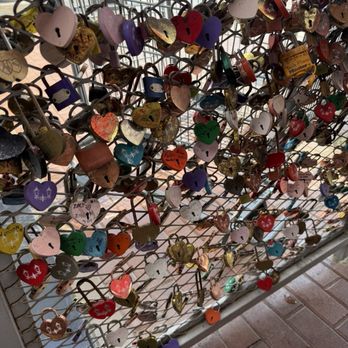 Utopia Caffe - wall of locks - Breakfast & Brunch Near Me - Tustin, California