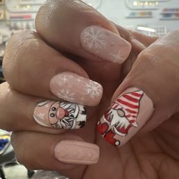 Winter nail art Winter nail art