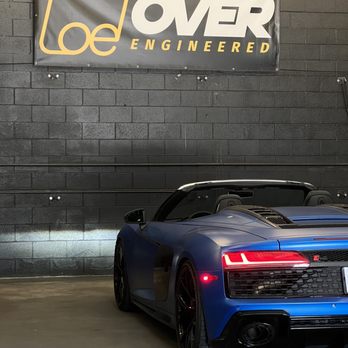 Over Engineered - 2021 Audi R8 V10 rwd in staging area - Auto Repair Near Me - Fresno, California Over Engineered - 2021 Audi R8 V10 rwd in staging area - Auto Repair Near Me - Fresno, California