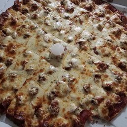 18" sausage pepperoni extra cheese. 18" sausage pepperoni extra cheese.