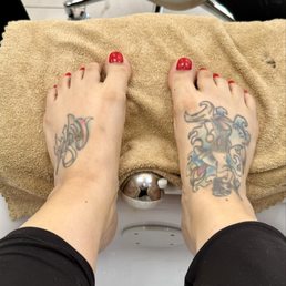 Lavender Candle pedicure Lavender Candle pedicure