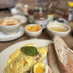 Harissa-Tomato Jam & Avocado Omelette