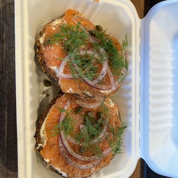 Apollo Bagels - smoked salmon sandwich - Bagels Near Me - New York, New York