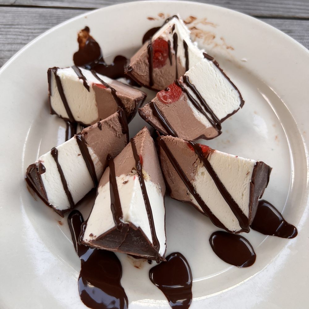 Amici Berkshires - Yummy dessert!! Chocolate and Vanilla Tartufo - Italian Near Me - West Stockbridge, Massachusetts Amici Berkshires - Yummy dessert!! Chocolate and Vanilla Tartufo - Italian Near Me - West Stockbridge, Massachusetts