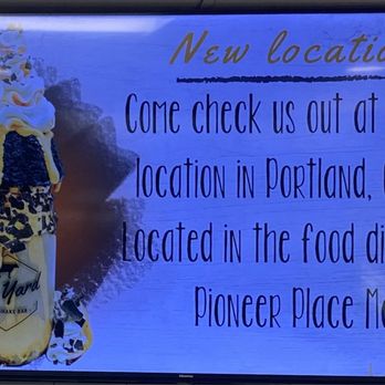 The Yard Milkshake Bar - Ice Cream & Frozen Yogurt Near Me - Vancouver, Washington