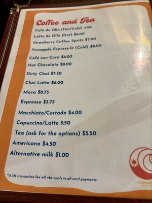 Menu photo 8 Cocina Consuelo New York, NY