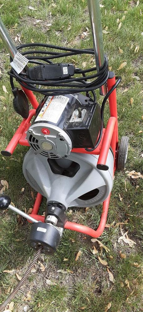 Slide of Robert's Main Line Sewer Line Leaning