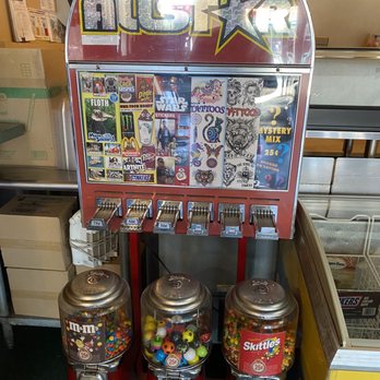 Cornerstone Deli & Café - Sushi bar is behind this candy machine - Delis Near Me - Columbus, Ohio Cornerstone Deli & Café - Sushi bar is behind this candy machine - Delis Near Me - Columbus, Ohio