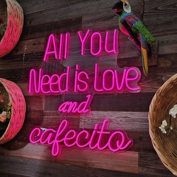 Jardin Autentica Cocina - Cute Neon sign inside. - Breakfast & Brunch Near Me - Orange, California Jardin Autentica Cocina - Cute Neon sign inside. - Breakfast & Brunch Near Me - Orange, California