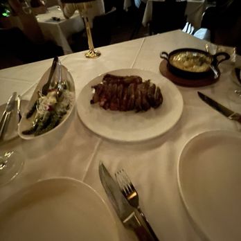 Elliott's Steakhouse - Bone in Ribeye, Asparagus, and Butter Potato's - Steakhouses Near Me - Chandler, Arizona