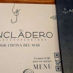 El Ancladero - Menu