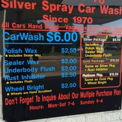 Car wash board.