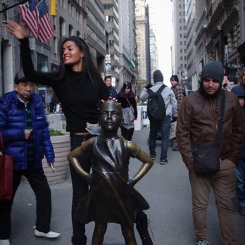 Fearless Girl - In front of the the Wall Street Charging Bull, is The fearless Girl and Karina D Lamb Picture credit: Marvin Palacios - Landmarks & Historical Buildings Near Me - New York, New York Fearless Girl - In front of the the Wall Street Charging Bull, is The fearless Girl and Karina D Lamb Picture credit: Marvin Palacios - Landmarks & Historical Buildings Near Me - New York, New York