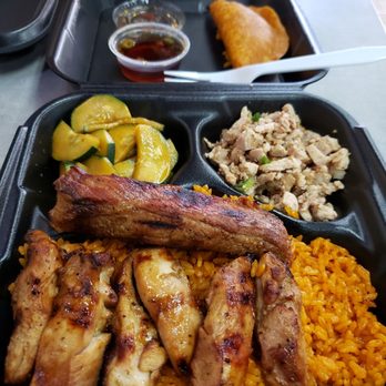 Red Rice - Hafa Adai Plate - Barbeque Near Me - Las Vegas, Nevada