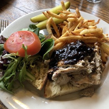 Miss Lucy's Kitchen - Must try the tasty Jerk Chicken Salad Sandwich with banana chutney. - New American Near Me - Saugerties, New York Miss Lucy's Kitchen - Must try the tasty Jerk Chicken Salad Sandwich with banana chutney. - New American Near Me - Saugerties, New York