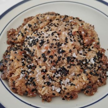 Daytrip Counter - Chewy, buttery and very salty (too much flakey salt).  Take some salt off and it's even better - Chicken Shop Near Me - Oakland, California