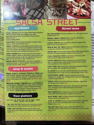 Menu photo 3 Salsa Street Palatine, IL Menu photo 3 Salsa Street Palatine, IL