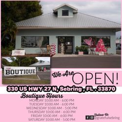 Grateful Hearts - New Location on Highway 27 in Sebring!!