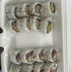 Wasabi - 33. Jx Roll and 23. Alaska Roll (Raw)
