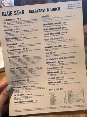 Menu photo 3 Blue Star Diner Calgary, AB
