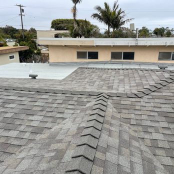 Adail Bastos Roofing - Straight ridge and valley lines. Heavy duty ridge caps. - Roofing Near Me - San Diego, California