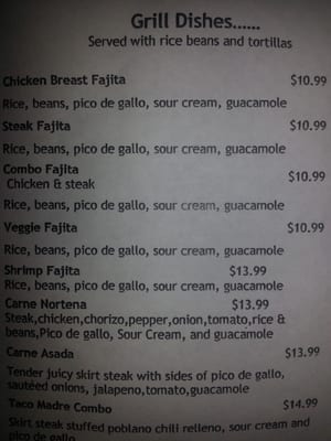 Menu photo 5 Taco Madre Montgomery, IL