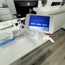 Labcorp - Front of the office when they verify your information.
