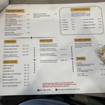 Gourmet Sate House - Menu - Indonesian Near Me - Pensacola, Florida Gourmet Sate House - Menu - Indonesian Near Me - Pensacola, Florida