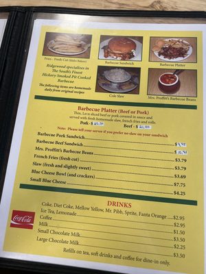 Menu photo 1 Ridgewood Barbecue Bluff City, TN Menu photo 1 Ridgewood Barbecue Bluff City, TN