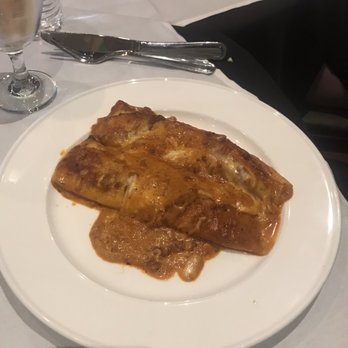 Cafe Ragazzi - Spinach and ricotta stuffed crepes. These were probably my favorite dish after my special entree! - Italian Near Me - Surfside, Florida