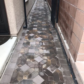 Pupopavers - View from front to back of side walkway. - Flooring Near Me Pupopavers - View from front to back of side walkway. - Flooring Near Me